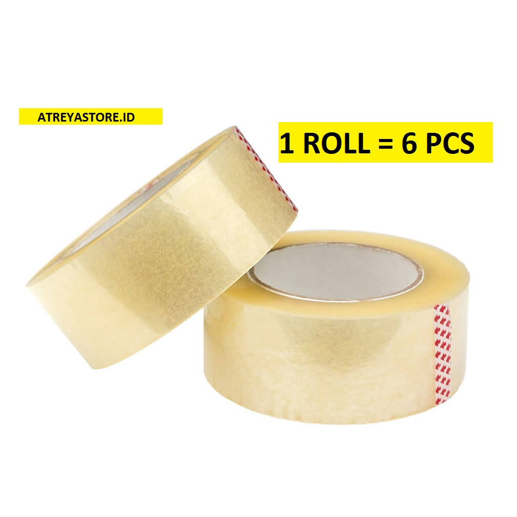 

LAKBAN / ISOLASI BENING 45mm 90 yard 1 ROLL 6 PCS