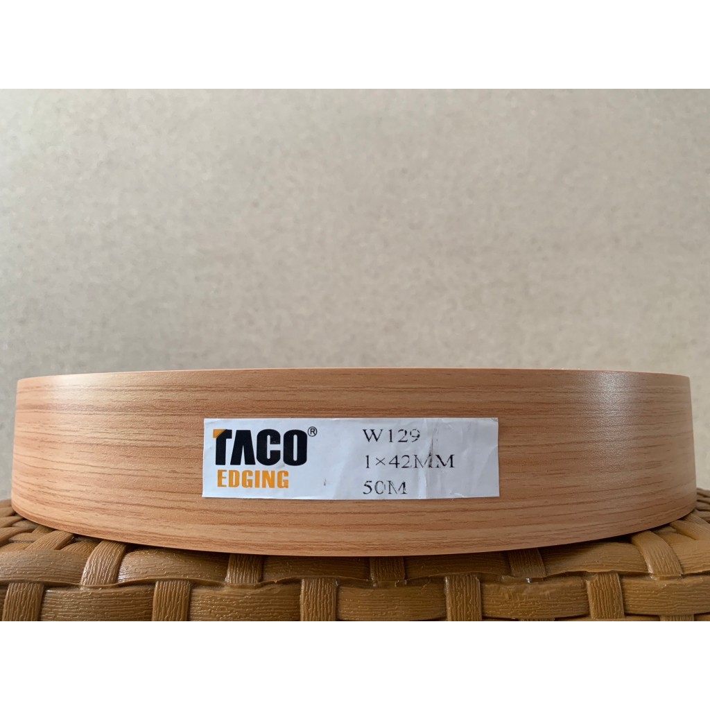 Per 5 Meter Edging Taco W 129 1 x 42 Mm Woodgrain HPL 129 4 Cm