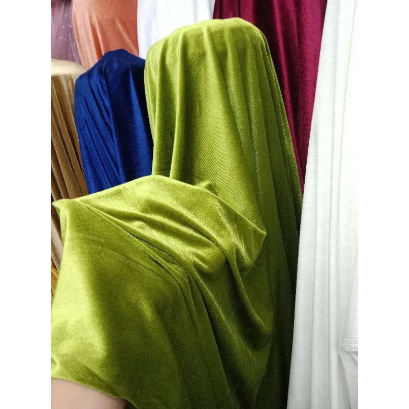 Kain Bludru Meteran/Kain Bludru Stretch