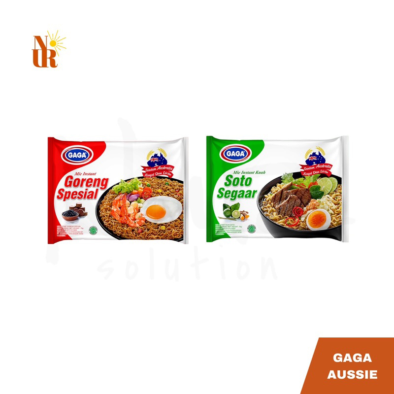 

GAGA Aussie Mie Goreng Spesial & Mie Soto Segaar