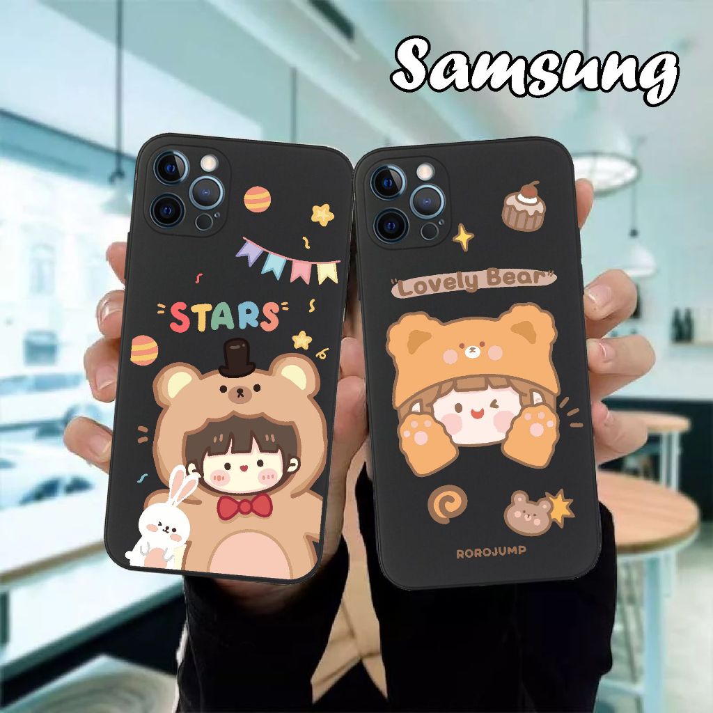 Case Roro Bear Samsung J2 Prime J5 Prime J7 Prime J1 ACE J7 J6 J5 2016 J4 J3 Pro J2 Core J7 Plus