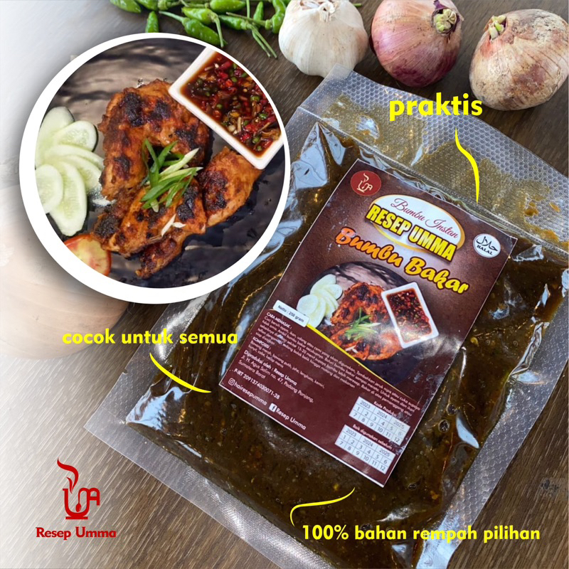 

Bumbu Bakar Praktis Tinggal Oles!!! Isi 250gr