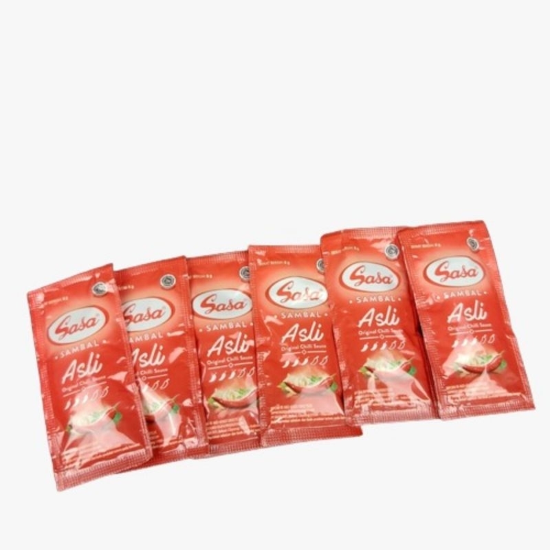 

Sasa saus sambal sachet 1pak isi 48 / sasa sambal asli sachet