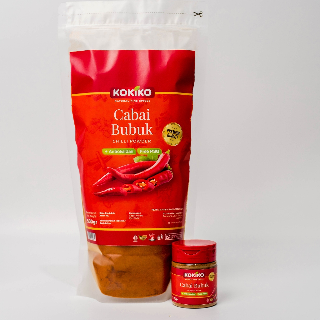 

KOKIKO Cabai Bubuk / Chilli Powder 30 Gram - 100 Gram