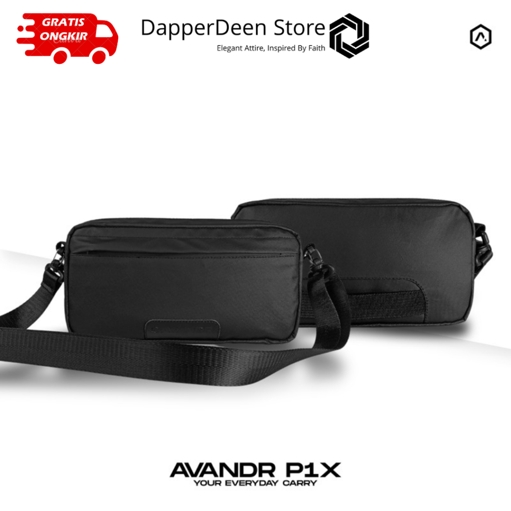 Avandr P1X Tas Dompet Tas Selempang Sling Bag Waist Bag Tas Gadget