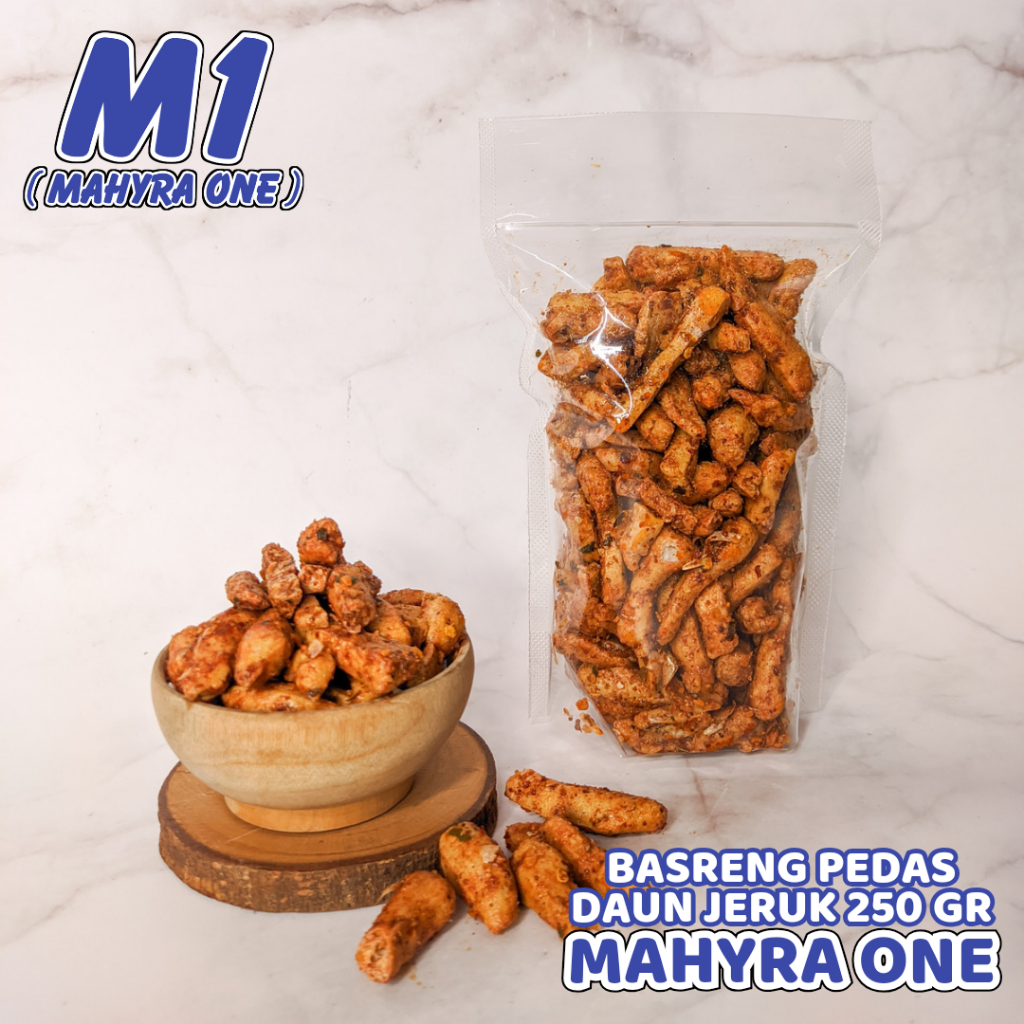 

Basreng Pedas Daun Jeruk 250 Gram Mahyra One Snack
