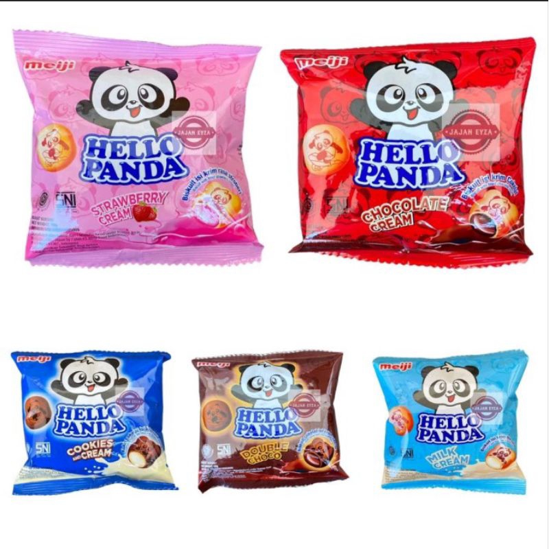 

[1 PACK] HELLO PANDA Biskuit Aneka Rasa Isi (10×8g)