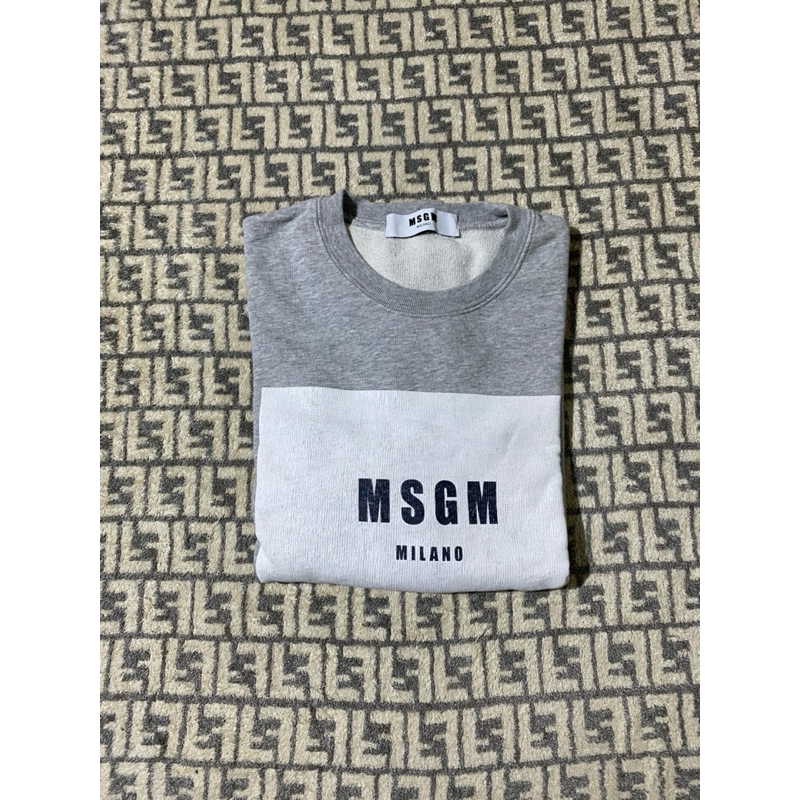 MSGM Milano Grey Crewneck