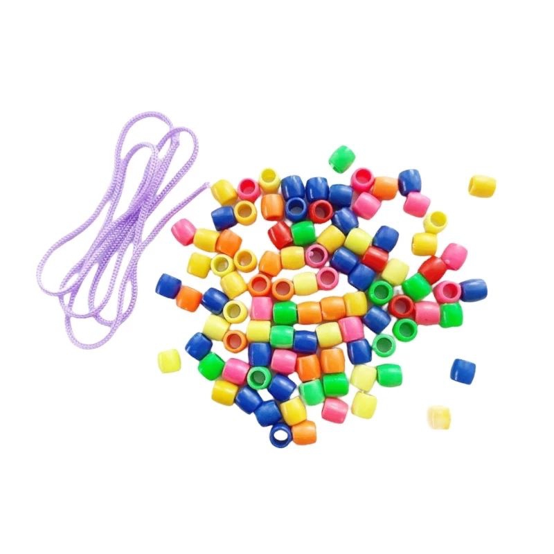 Mainan Edukasi Anak Meronce Manik Manik