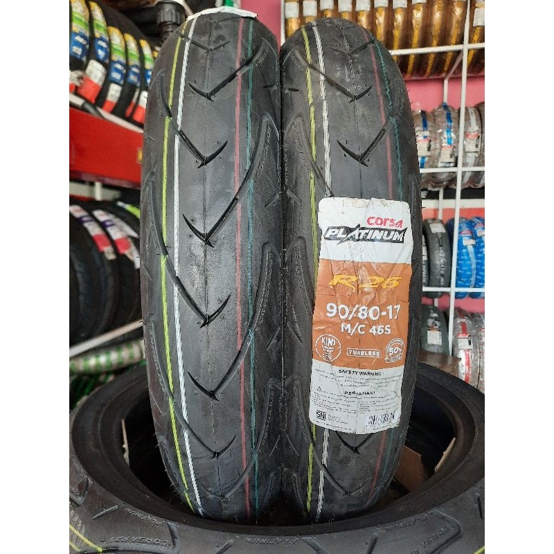 BAN DONAT CORSA PLATINUM R26  80/80-17 90/80-17 100/80-17 TUBELESS