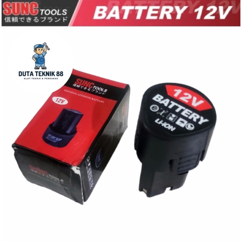 BATERAI BOR CORDLESS 12 VOLT / SUNC BATERAI 12 VOLT / BATTERY 12 VOLT