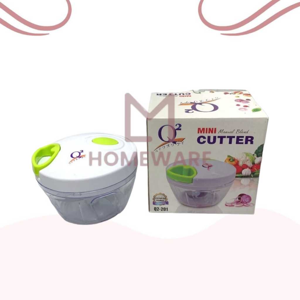 Chopper Tangan Pencacah Bumbu / Mini Cutter Onion Slicer ORIGINAL /Q2 Mini Cutter P-201 / 202 Quick 
