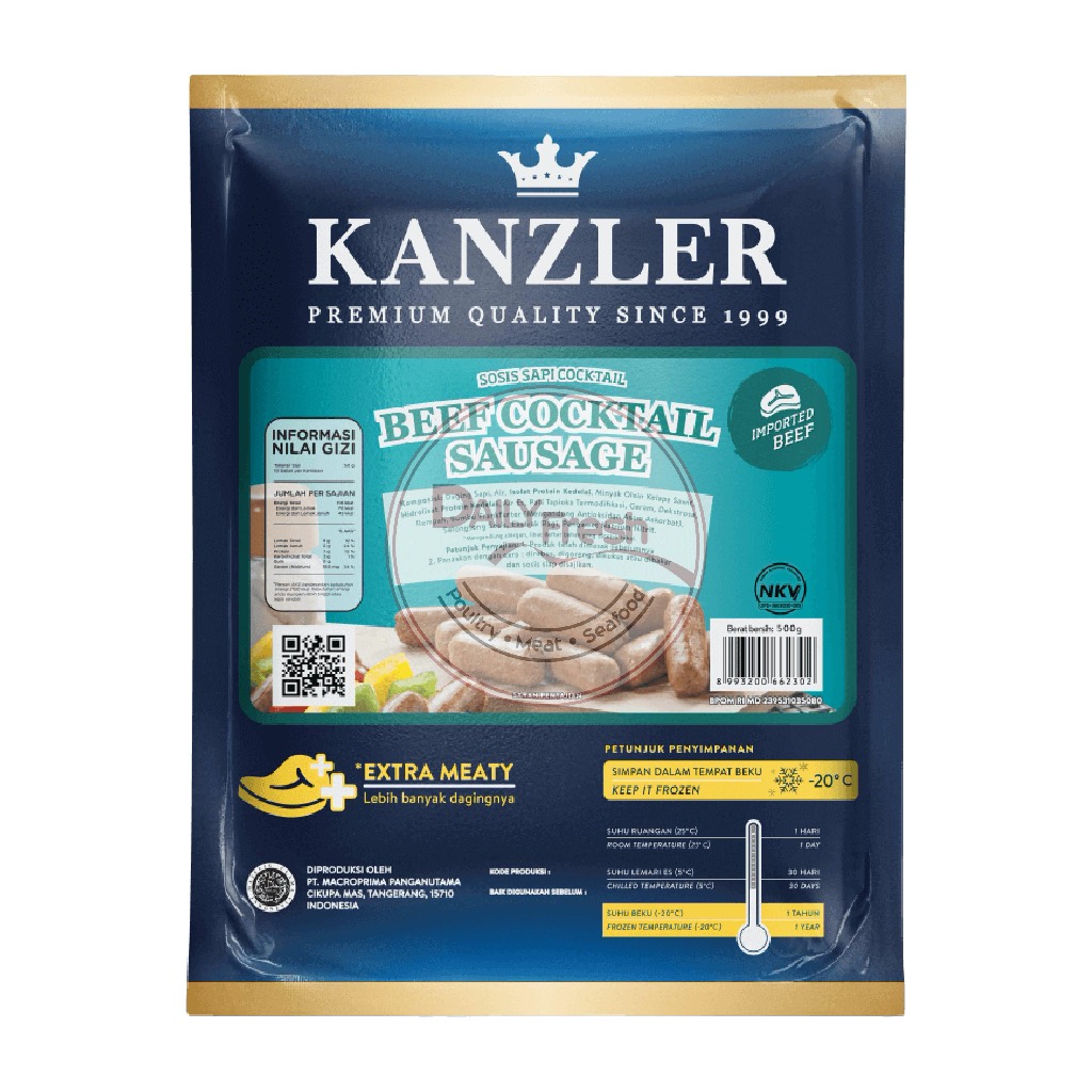 

KANZLER SOSIS SAPI MINI | BEEF COCKTAIL 500GR