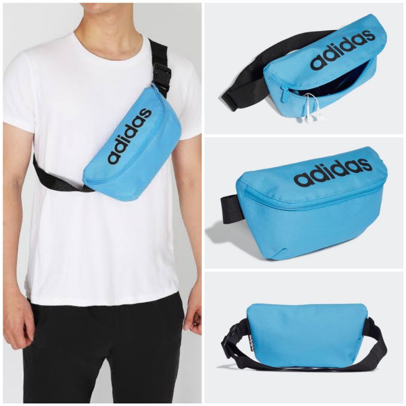 Tas Adidas Daily Waistbag BLUE Original 100% - WAISTBAG HIPPACK SELEMPANG