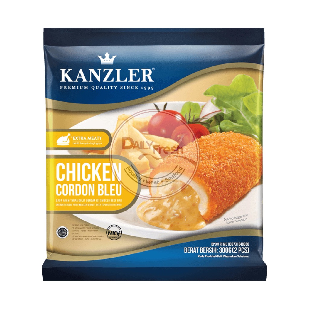 

KANZLER CHICKEN CORDON BLEU 300GR 2PCS