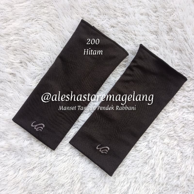 Manset Tangan Pendek-Bahan Spandek Manset Logo Rabbani