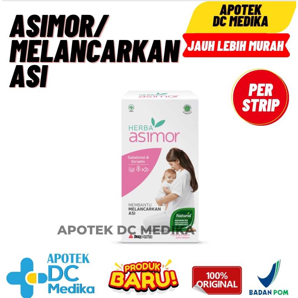 ASIMOR/PER STRIP/6 TABLET/MELANCARKAN ASI