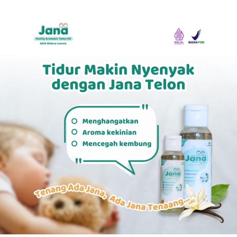 JANA minyak Telon 30 ml Aromatik dengan Bidara Oil Kayu Putih Lavender Vco Coconut minyak kelapa Ada