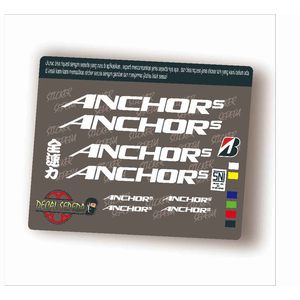 decal sepeda ritchey - sticker sepeda ritchey  full cutting