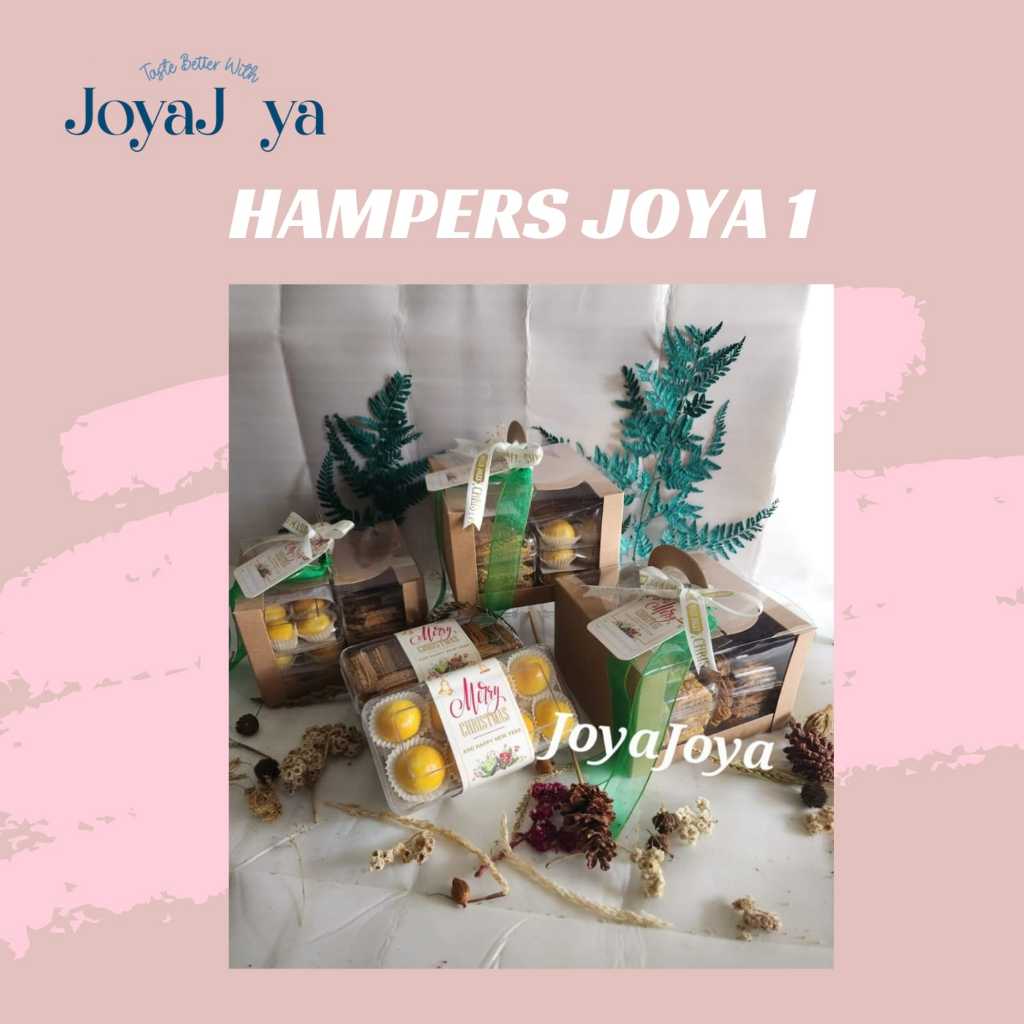 

Hampers kue kering premium isi nastar nanas premium, kue mocca, kue kastengel keju premium/ HAMPERS JOYA 1