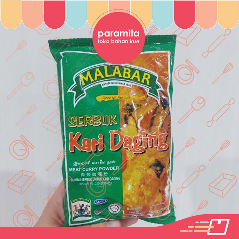 

Malabar Serbuk Kari Daging 250 gr