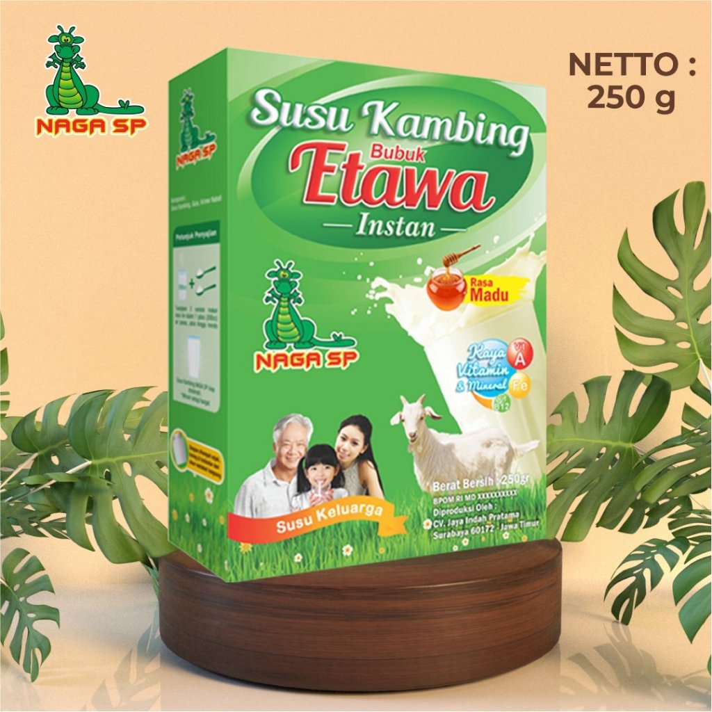 

Susu Kambing Etawa Naga SP Rasa Madu 250g Original