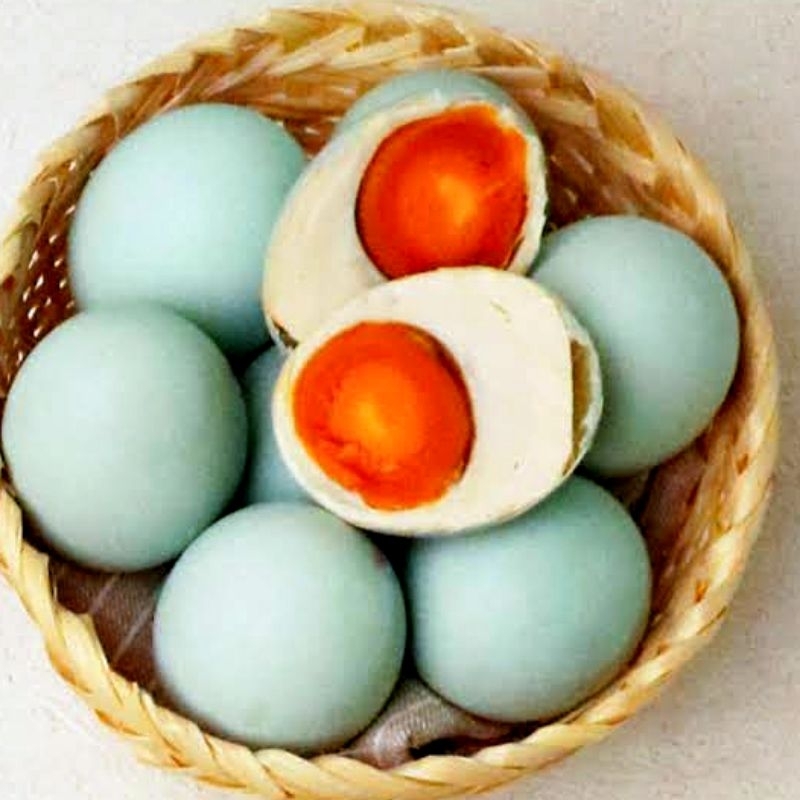 

Telur Asin Matang Asli Telur Bebek Isi 10