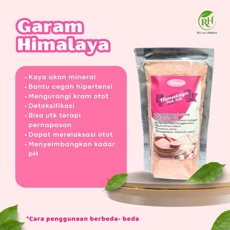 

Garam Himalaya Premium 200 gram Pure Super Fine Himsalt Original Asli Dari Pegunungan Himalaya