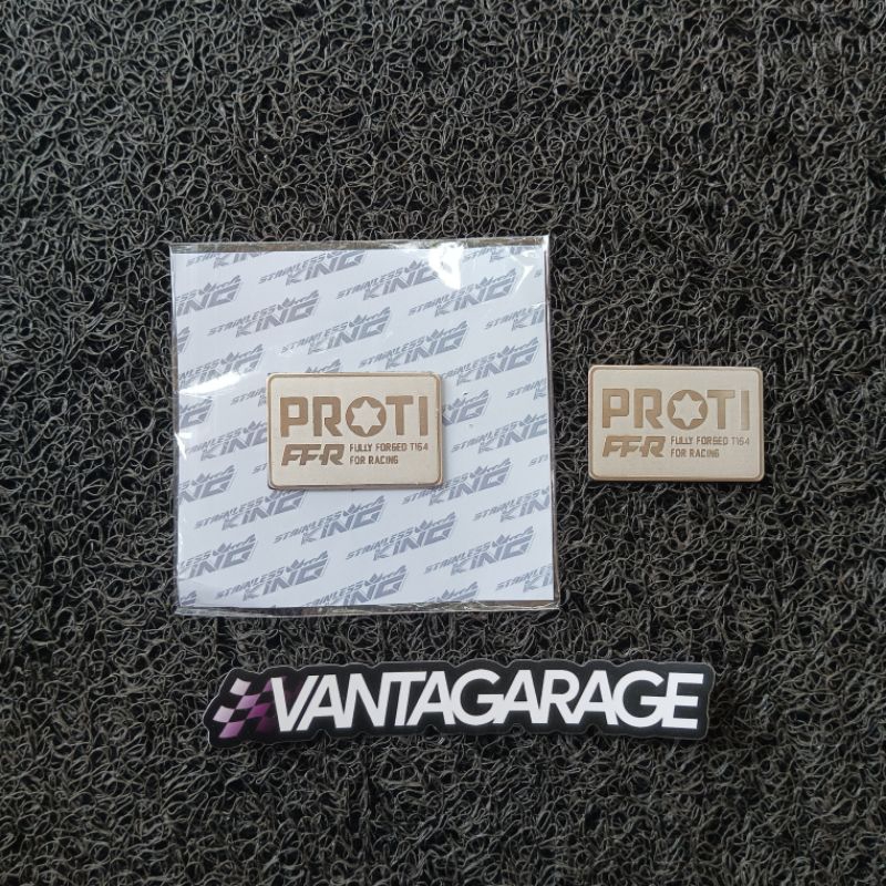 Emblem Sensor CVT Stainless Proti HRC JRP Ohlins Liqui Moly Honda Vario Pcx Adv Beat Scoopy Stainles