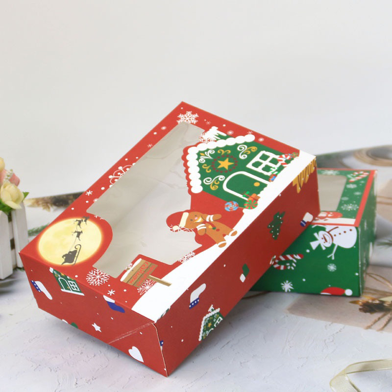 

Box Natal (8pc) / Packaging Christmas Size 22x15, t7cm. Motif Mix Tidak Bisa Pilih.