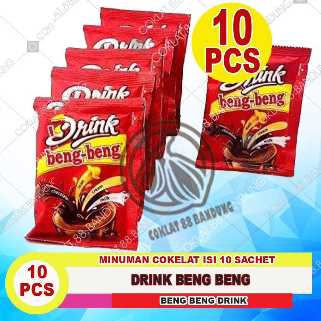 

DRINK BENG BENG 1 RENCENG ISI 10 PCS, BENG BENG DRINK COKLAT 10 SACHET