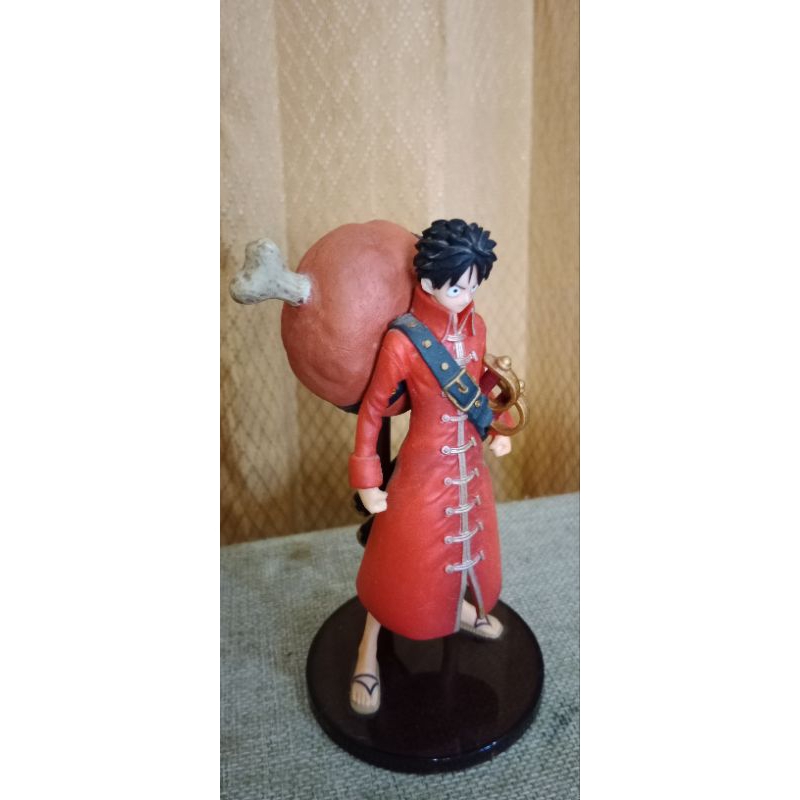 Action figure ONE PIECE Monkey D Luffy CHODAM CHOZOKEI DAMASHII MOVIE Z EDITION