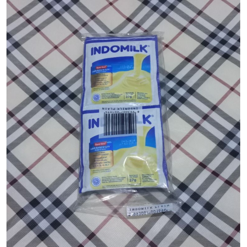 

INDOMILK PLAIN sachet 37g isi 6 pcs.