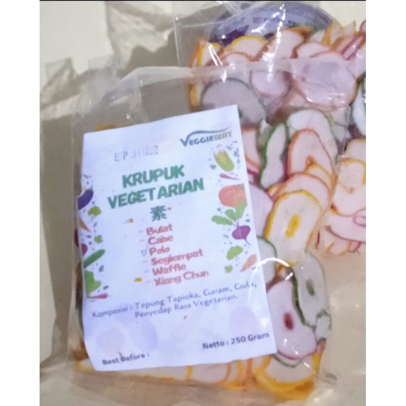 

kerupuk pelangi polo 250 gr