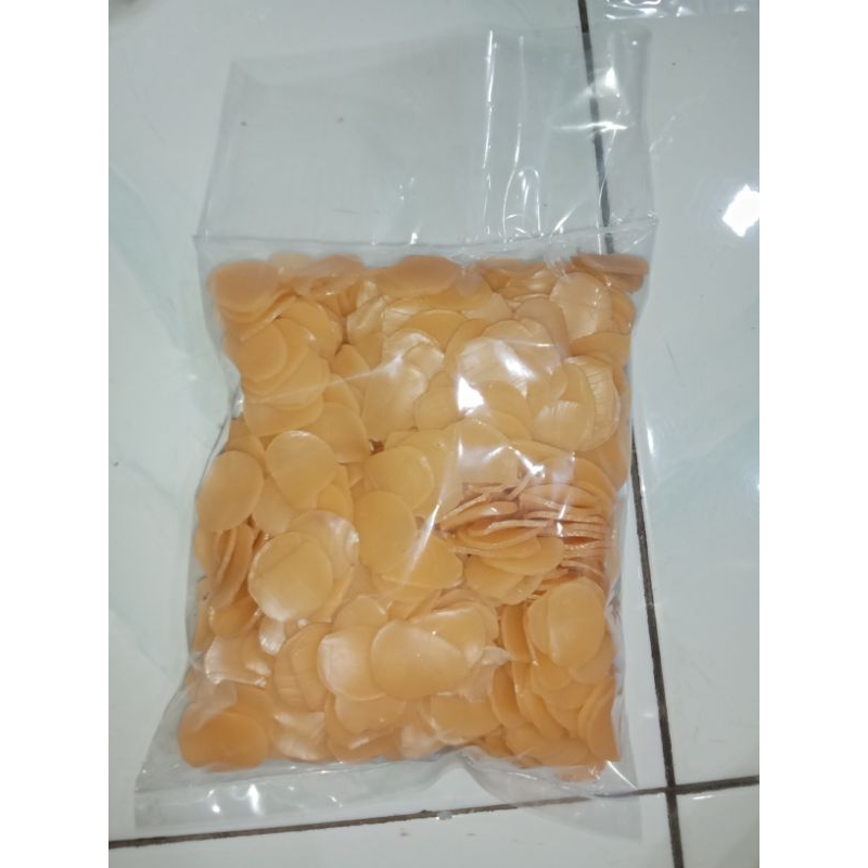 

kerupuk tahu tek, kerupuk kecil kecil 250gr Rp.5000