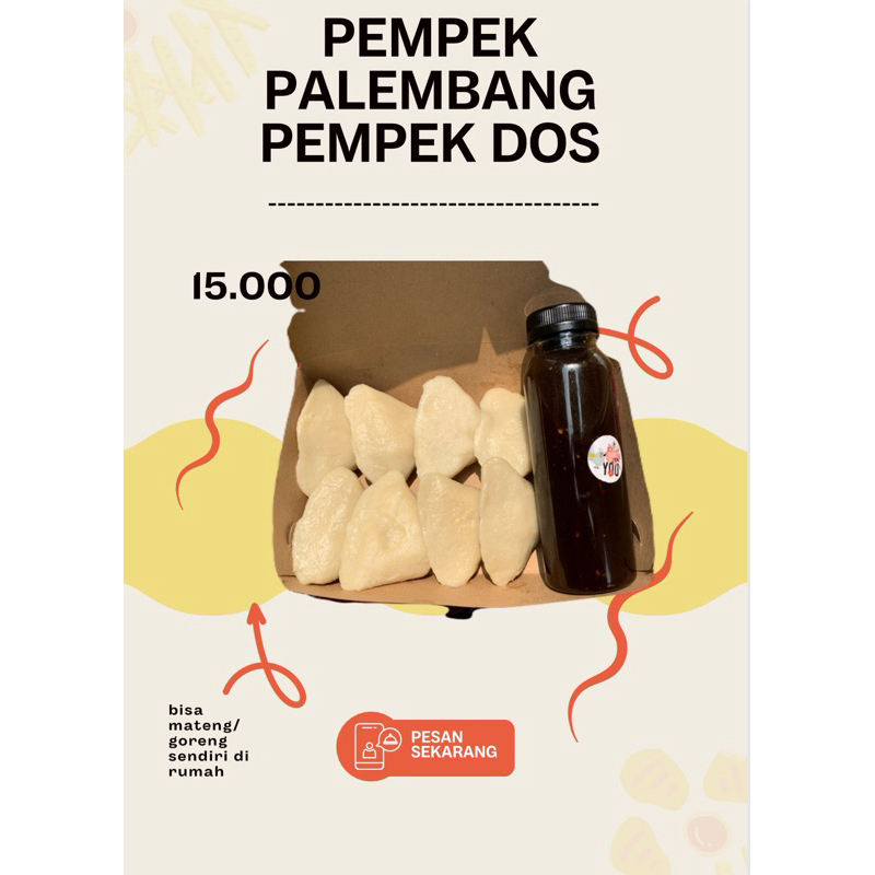 

Pempek Palembang Pempek dos isi 8pcs