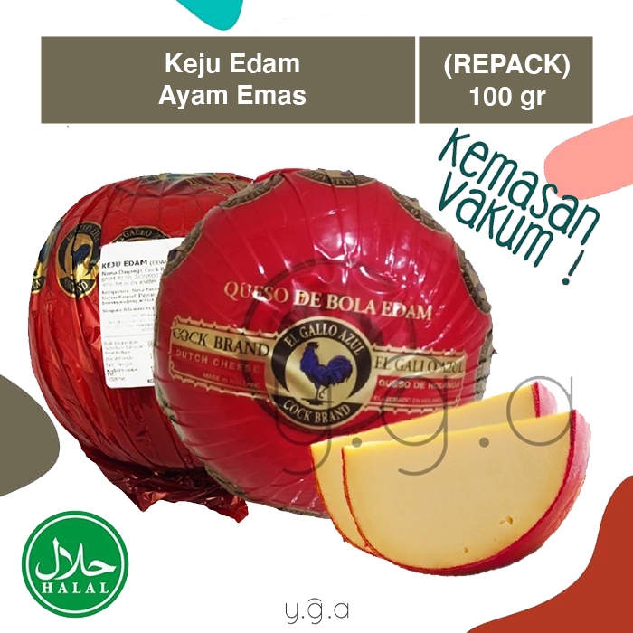 

Keju Edam Ayam Emas 100gr