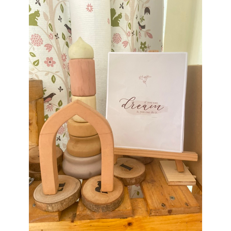 preloved wooden toys | preloved mosque wooden toys | preloved masjid mainan kayu | preloved byroyan 
