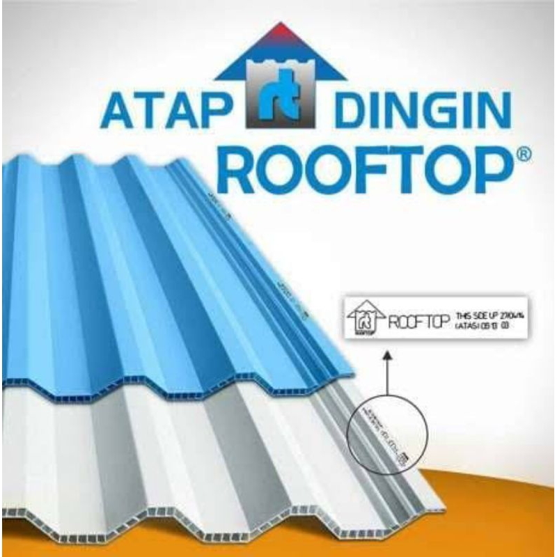 ATAP DINGIN UPVC ROOFTOP