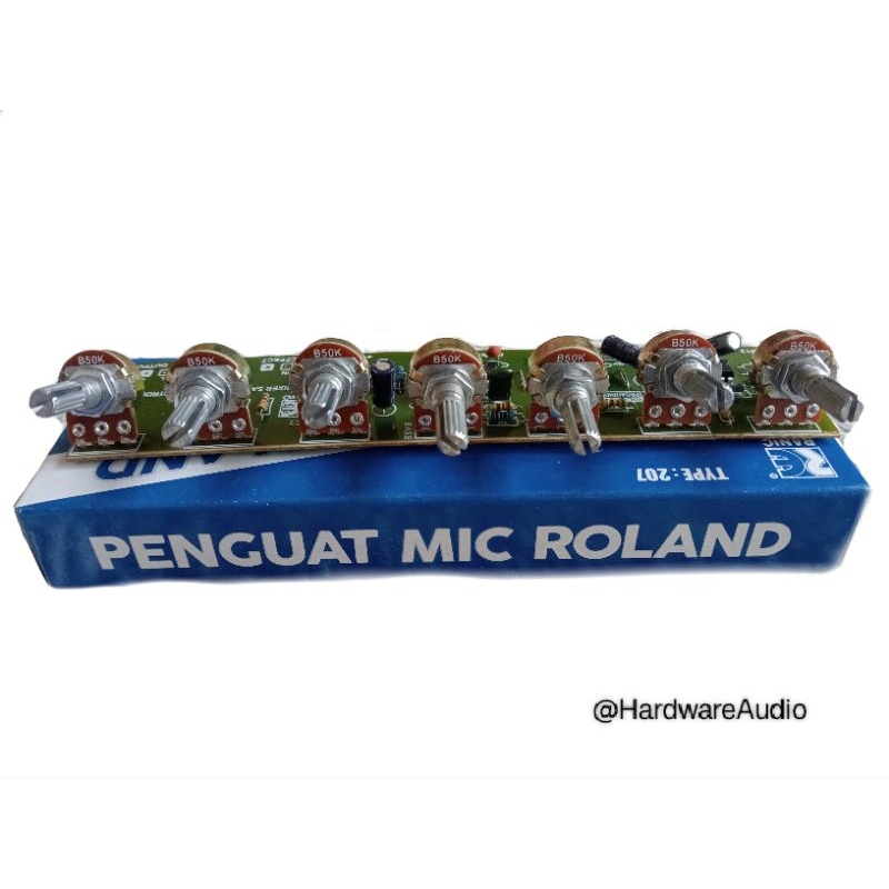 Kit penguat mic roland mixer roland