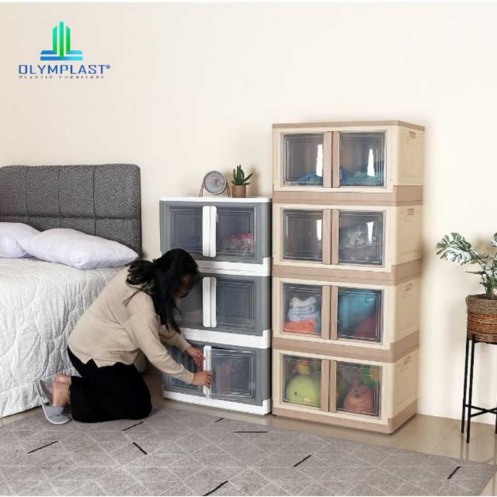 RAK KOTAK / RAK SEPATU / KOTAK SEPATU PENYIMPANAN OLYMPLAST OFS / ORGANIZER RAK KOTAK OLYMPLAST /