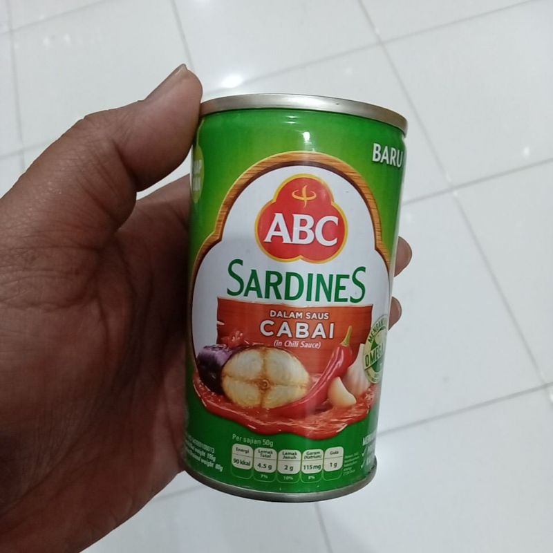 

Mahbubah - ABC 155 g Sardines dalam Saus Cabai Kaleng