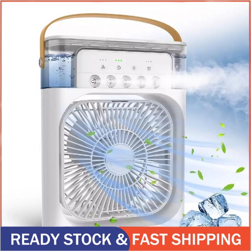 KIPAS AC PORTABLE BISA PAKAI POWERBANK KIPAS PENDINGIN MINI AC PORTABLE AIR COOLER MOBIL DAN RUANGAN