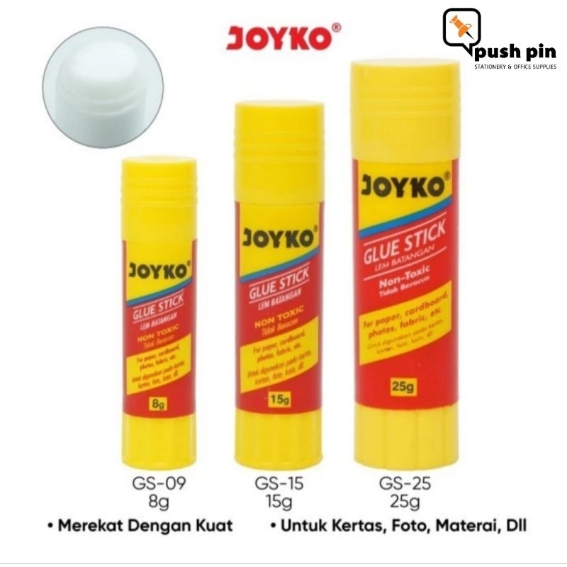 

Joyko Glue Stick Lem Kertas Batang GS-09 ~ 25