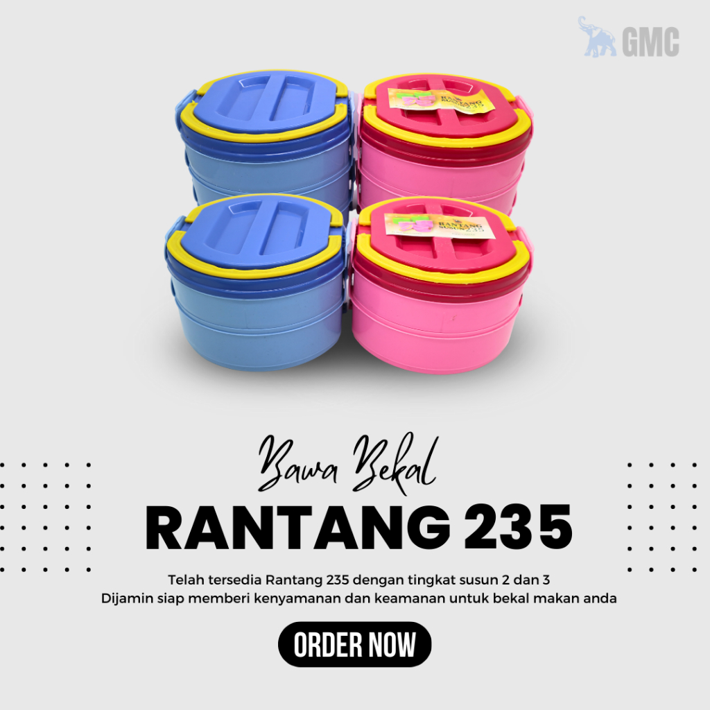 RANTANG 235 SUSUN 2 / TEPAK MAKAN