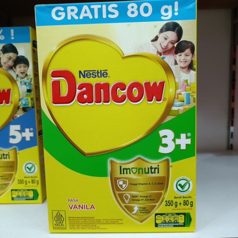 

Susu Dancow 3+ Vanila #350g+80g