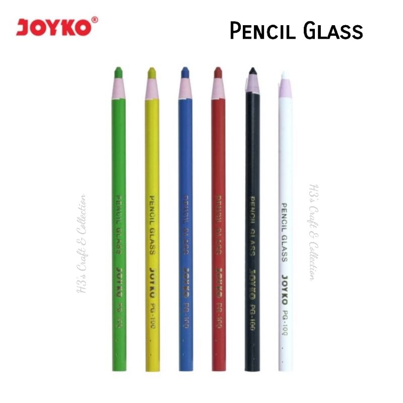 

PENSIL GLASS/PENSIL KACA JOYKO PG-100PENSIL KACA / PENCIL GLASS / DERMATOGRAPH PENCIL