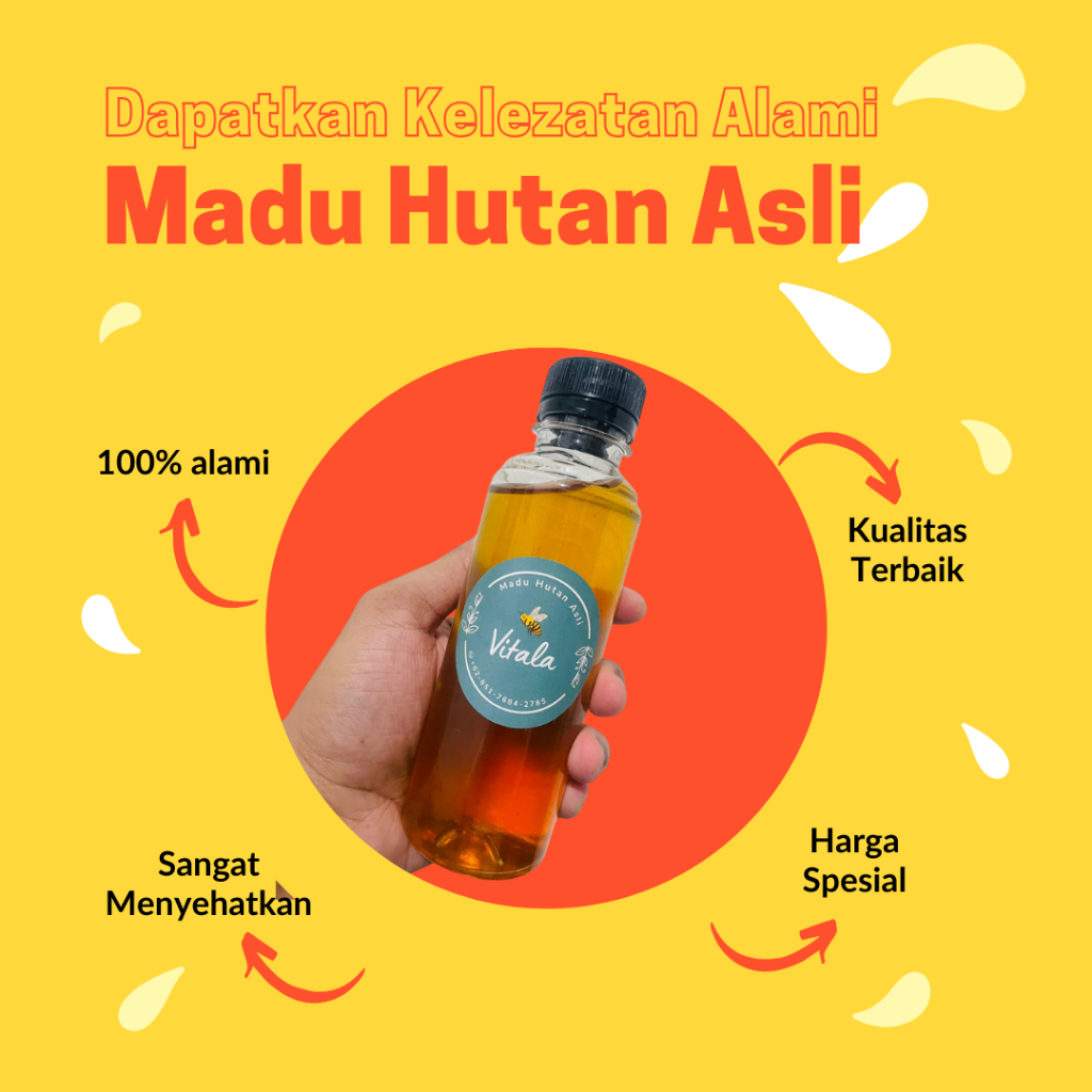 

Madu Hutan Murni 100% Asli