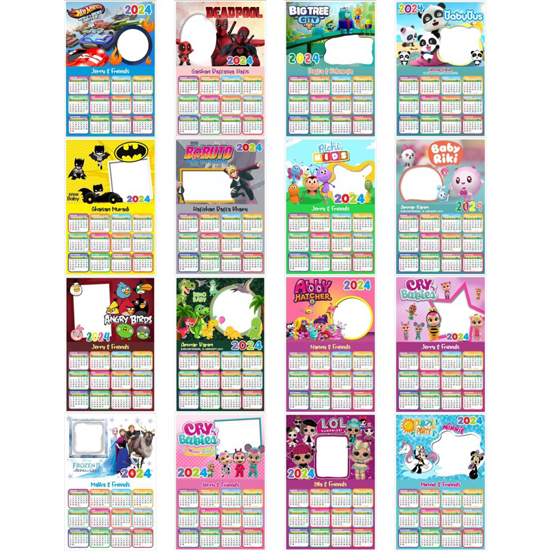 

Kalender Custom Foto dan Nama 2025