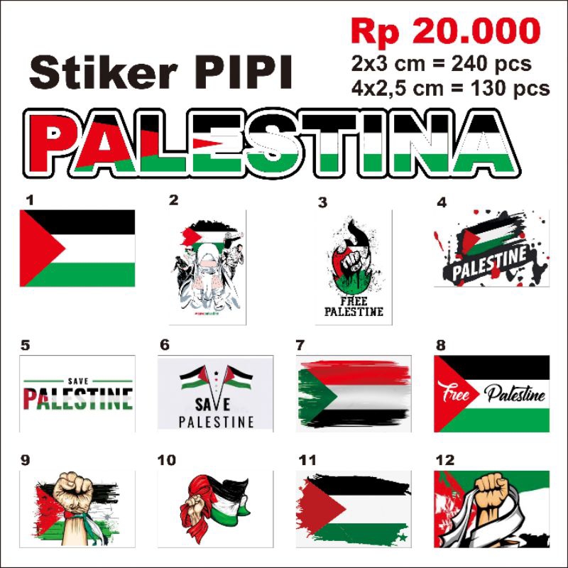 

stiker pipi palestina